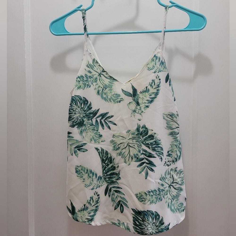 Tropical V-Neck Size S Top